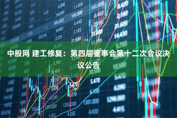 中股网 建工修复：第四届董事会第十二次会议决议公告