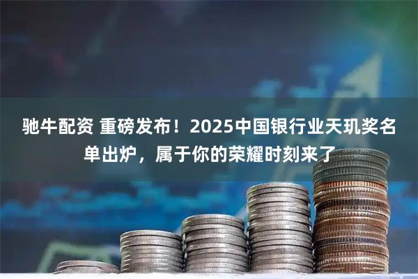 驰牛配资 重磅发布！2025中国银行业天玑奖名单出炉，属于你的荣耀时刻来了